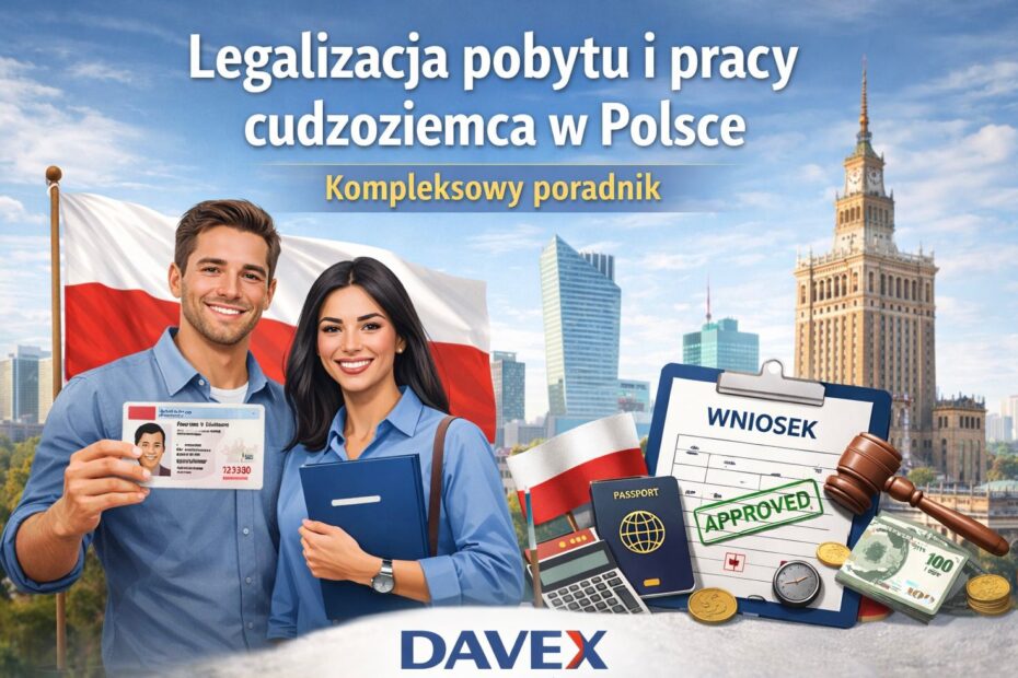 Legalizacja pobytu i pracy cudzoziemca w Polsce – kompleksowy poradnik DAVEX