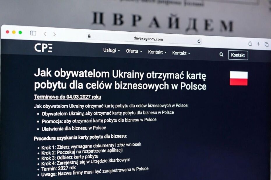 Jak obywatelom Ukrainy otrzymać kartę pobytu dla celów biznesowych w Polsce?